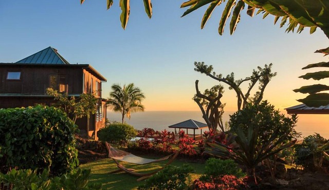 Elegant Polynesian Kona Coffee Estate In Heart Of Holualoa-Walk To Town!