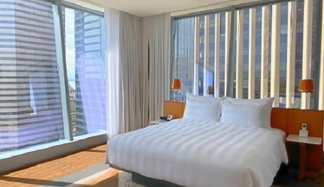 Elegant Seattle High-Rise King Suite w/Spa & Skyline Views