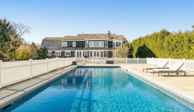Elegant Southampton Estate with Heated Pool, Private Tennis Court, Charming.