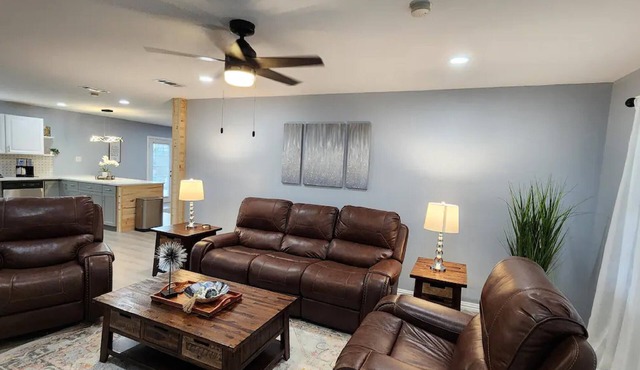 Elegant & Spacious Home with large fence in back yard with garage.