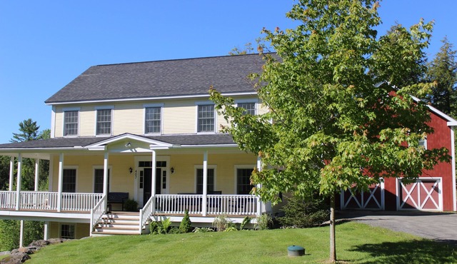 Elegant Stowe Farmhouse with Outstanding Location and Amenities