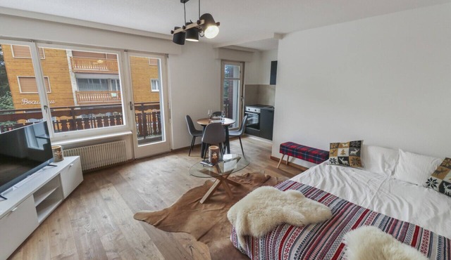 Elegant studio in the heart of Crans