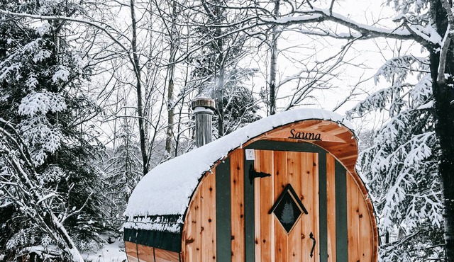 Elmwood Outpost is an off-grid cabin experience.