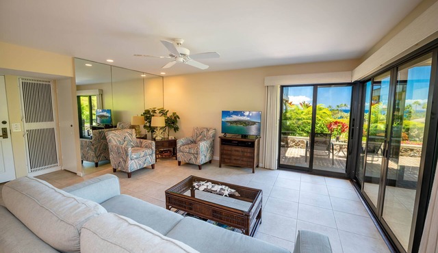 Elua Village Contemporary 2bd+2ba Oceanview