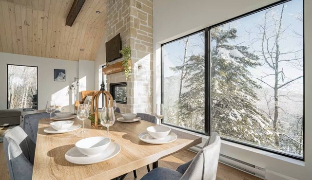 Elys 9: Le Massif, Hot Tub, Terrace & Forest Views