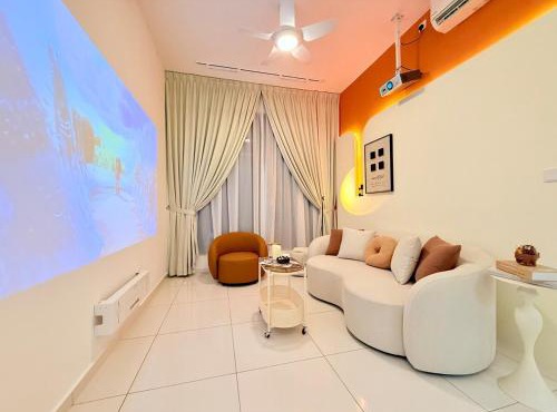 Ember Loft-Space Residency-KSL Mall-2BR-Projector-6 Pax