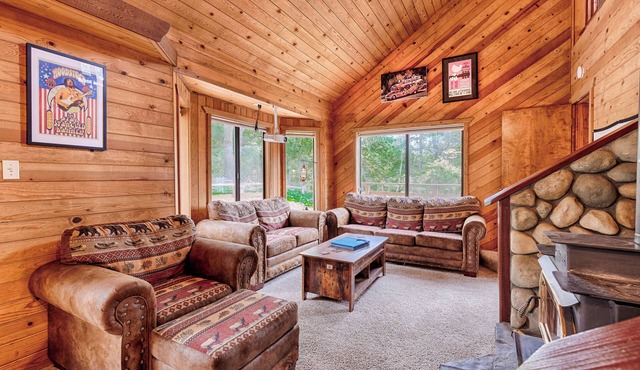 Embrace the Seasons' Sweetness: Discover the Serene Beauty of Cole Ridge Chalet.