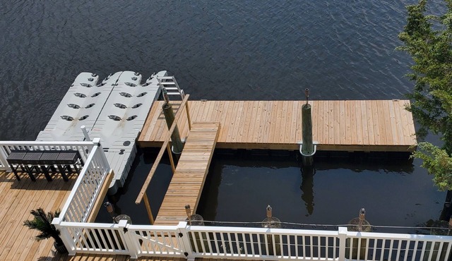 Enchanting Mystic Island Beach Home on picturesque lagoon near Jersey Shore. n