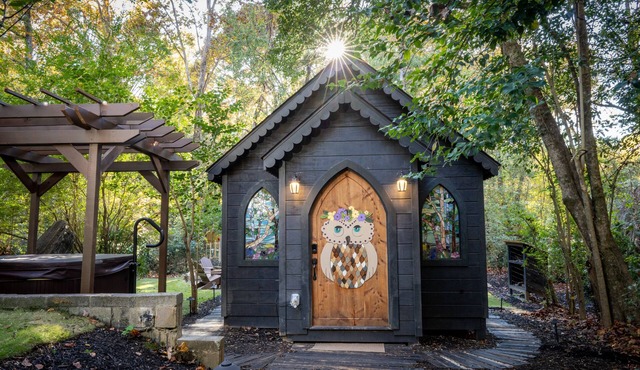 Enchanted creekside chapel right in the heart of Alpharetta!