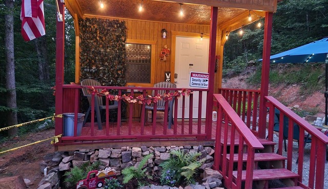Enchanted Forest tiny house mountain views remote private Norris Lake 2.7 miles