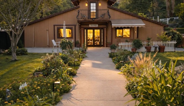 Enchanted Hillside Barn Retreat – French Country Living - Serene Gardens