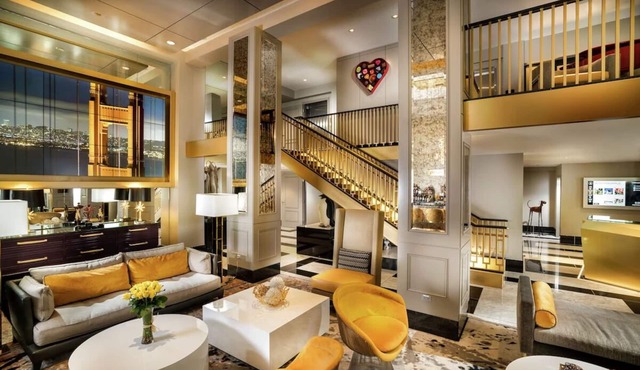 Enchanting Celebrity King Suite, Relaxing Room, Amidst Union Square's Charm