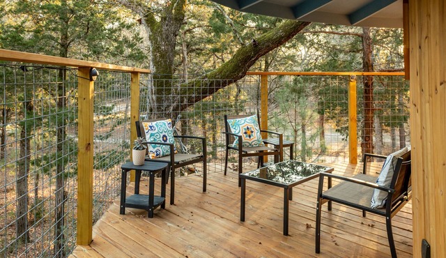 Enchanting Dog-Friendly Treehouse- The Elf's Aerie in the Lost Pines Shire