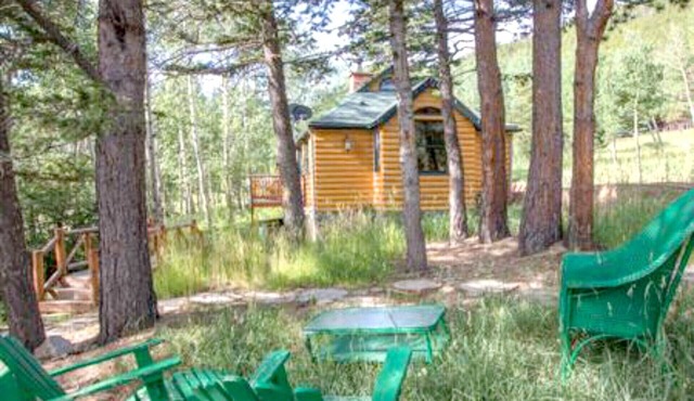 Enchanting log cabin mountain woods and meadow with free wifi
