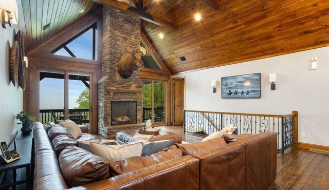 Enchanting Log Home with 4 Suites