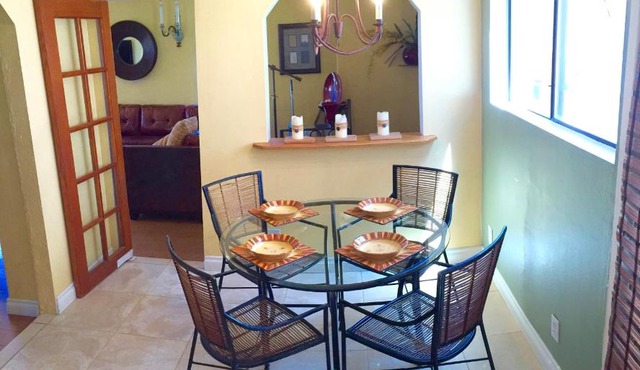 Enchanting Spanish Duplex - 1 block to beach