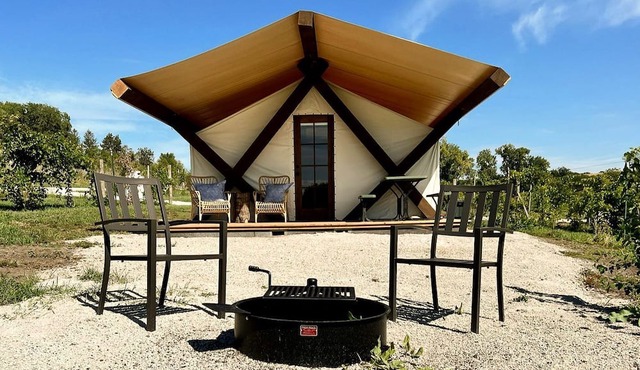 Enchanting Tented Cabin with Amazing Interior and Exterior in Tekamah, Nebraska