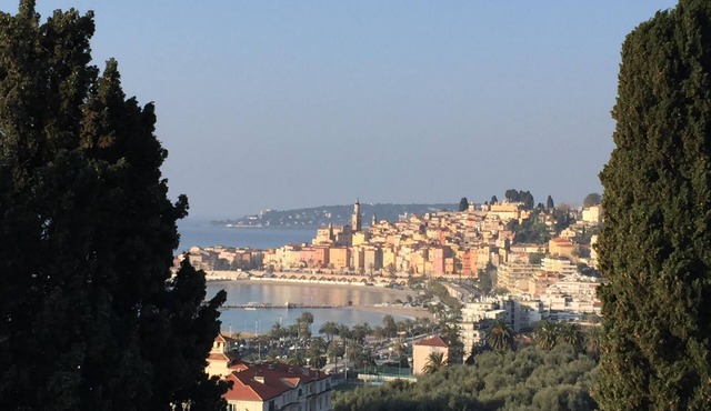 Enchanting view on the old Menton
