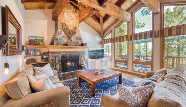 Enchantment By Tahoe Getaways - Luxury 5 BR w/Lake View, Hot Tub, Sauna & Piano