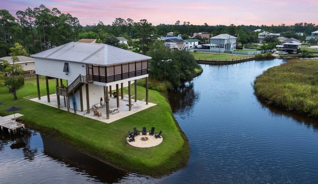 Endless Summer, A Waterfront Home with a Boat Dock