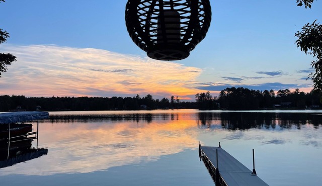 Endless Summer and Cool Winter on Big Shag Lake in Gwinn, Michigan with Sauna