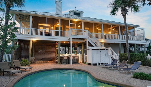 Endless Summer - Home in Prestigious Community with Gulf Views & Secluded Pool Area