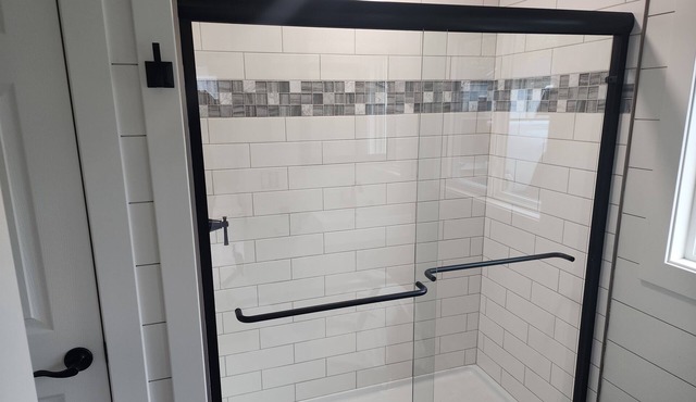 Enjoy a freshly remodeled cottage with a large beach and plenty of parking.