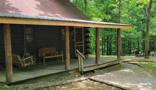 Enjoy a Hot Tub and a peaceful Cabin out in the country at High Ridge Cabins.