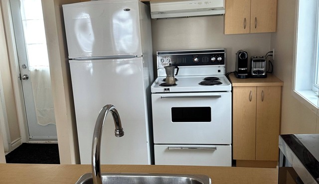 Enjoy a nice ski in ski out vacation in this cozy condo with fireplace.