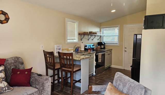 Enjoy a piece of home in a cozy inviting space.