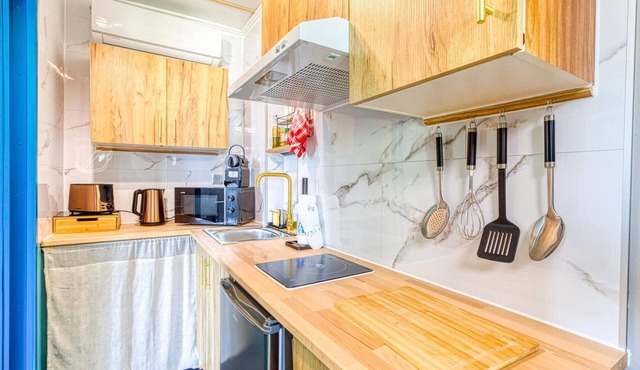 Enjoy a relaxing and pleasant vacation in this tasteful and individual apartment.