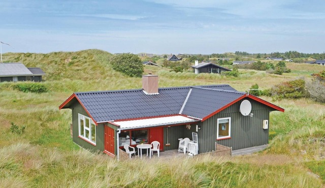 Enjoy a relaxing holiday by the sea in this charming holiday home in the dunes.