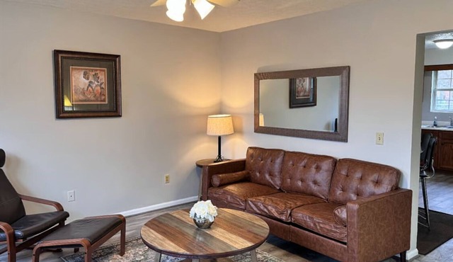Enjoy a relaxing stay in this delightful two-story, 2-bedroom condo with AC