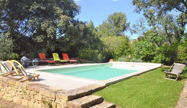 Enjoy a relaxing vacation in this vacation home with pool near the forest.