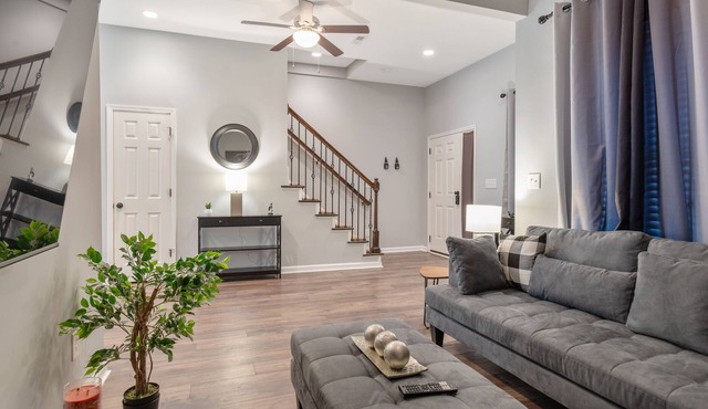 Enjoy a stylish experience at this centrally-located beautiful house.
