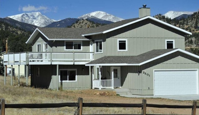 Enjoy Beautiful Mountain Views in all directions at the Mountain Meadow House