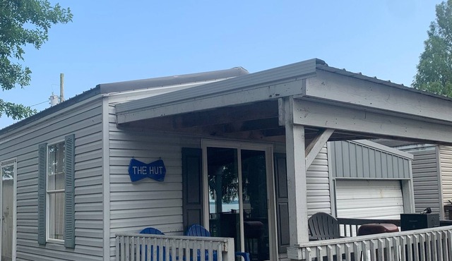 Enjoy beautiful sunsets at the HUT on beautiful Reelfoot Lake!