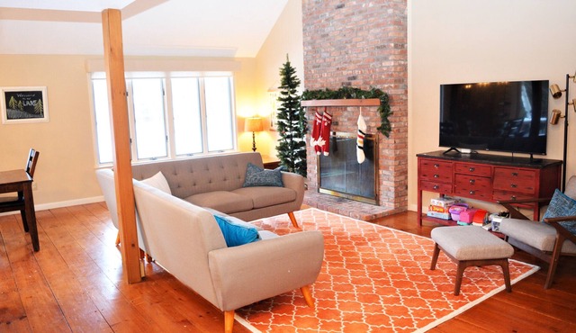 Enjoy beautiful water views and water access to West Cove from this light-filled condo
