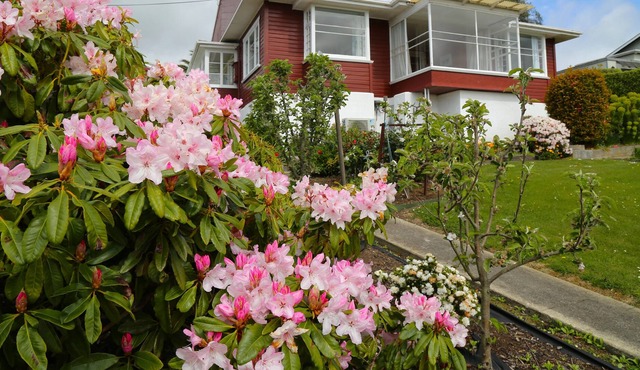 Enjoy big views from this lovely home overlooking Oamaru.