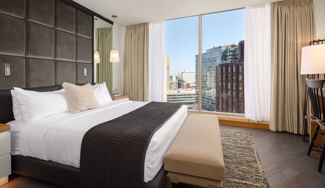 Enjoy Budget-Friendly Modern Room with Kitchen | City Views | Pets Stay Free