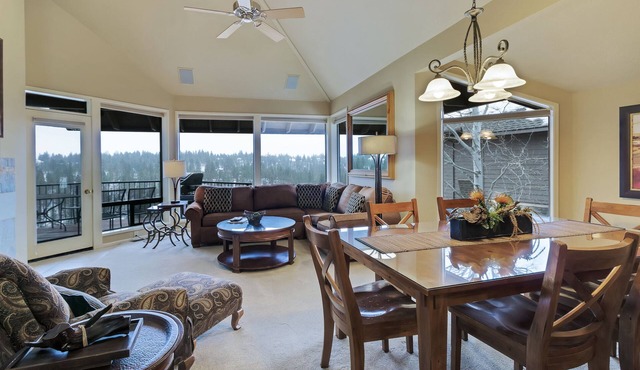 Enjoy Deschutes River Views from Beautiful 3-Bedroom Mt. Bachelor Village Condo!