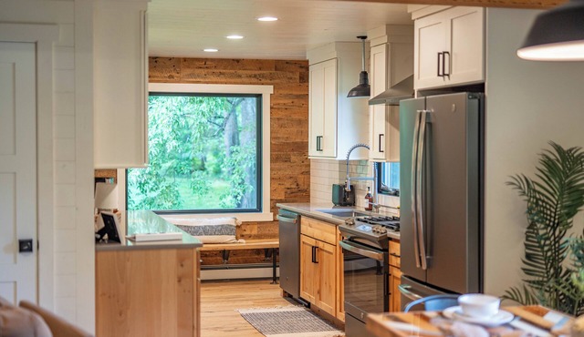 Enjoy Duluth's best trails/parks from our backyard with Outdoor Sauna
