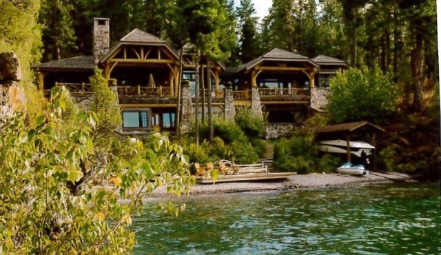 Enjoy lodge style private luxury with a secluded beach and cove.