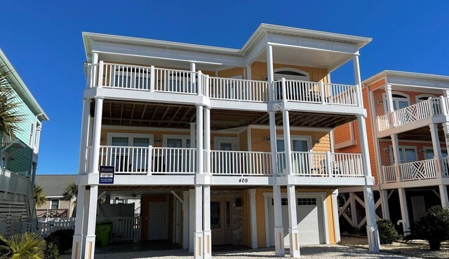 Enjoy luxury in this 5BR, 5BA home with private pool in Sunset Beach, NC.