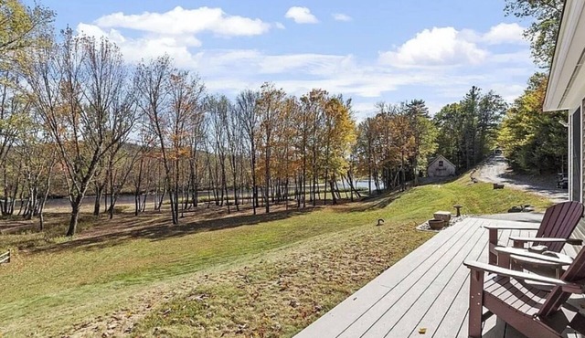 Enjoy private and pristine access to the Pemigewasset River from “RIVER VIEW”….