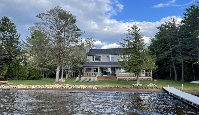 Enjoy Stunning Adirondack Sunsets From Our Large Lakefront House