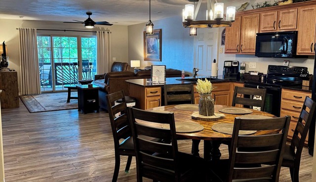 Enjoy sunsets, swimming & boating from the dock. Sports TV pkg. to enjoy