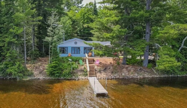 Enjoy the Autumn colours on the edge of Algonquin park at Gramma's on the Lake
