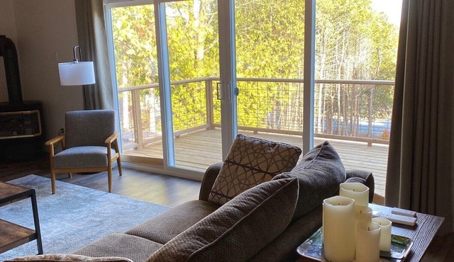 Enjoy the beautiful Getaway chalet and all the outdoor activities at Irish Lake!