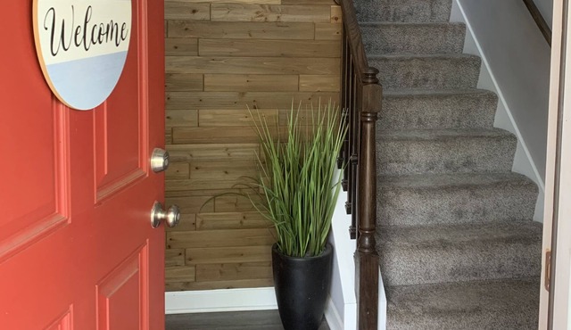 Enjoy the peace and quiet in this centrally located Ohio home with a wooded yard